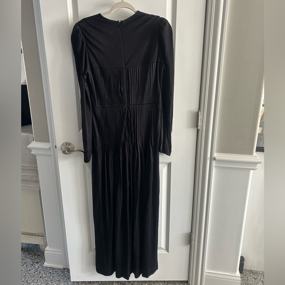 Farm Rio Black Long Sleeve Knot Jumpsuit - Picture 7 of 7